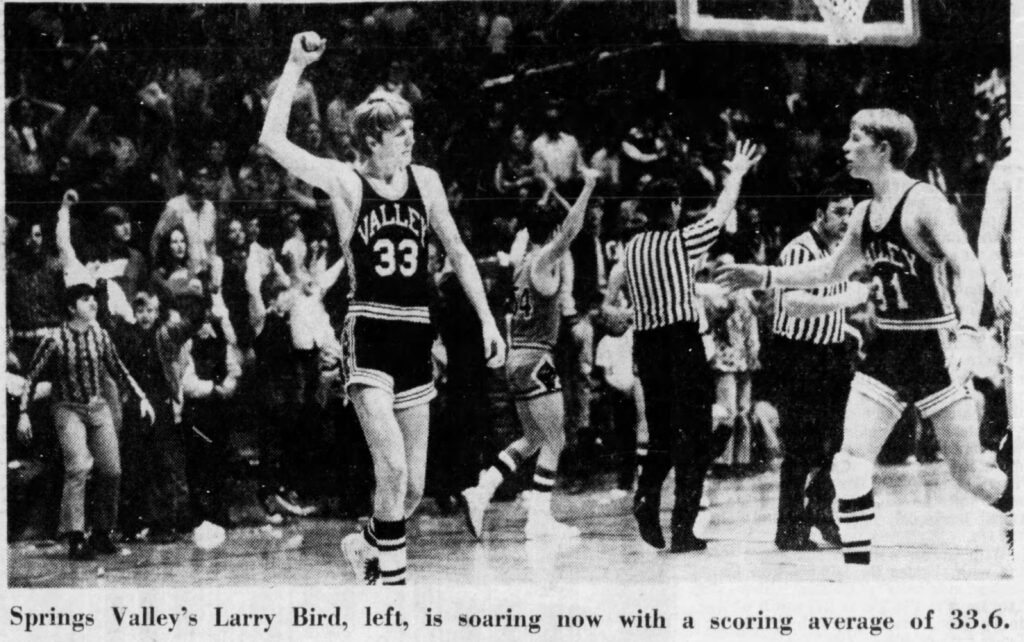 Kalbrosky] Larry Bird really cooked his college teammates while wearing  jeans, as shown in HBO's Winning Time : r/nba