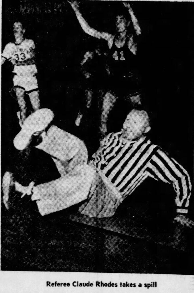 Referees were essential to high school basketball in both Southern Illinois where I played in the 1960s and in Larry Bird's day.  